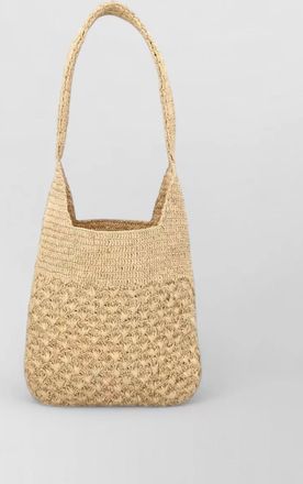 Isabel Marant praia small raffia shoulder bag strap