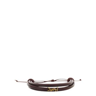 Saint Laurent Bracelets, unisex, Red, Size: S Cassandre Multi-Strand Bracelet