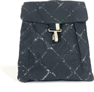 Chanel Black Nylon Backpack (Pre-Owned)