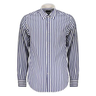 Paul & Shark Paul & Shark, Casual Shirts, male, Blue, Size: 2XL Long Sleeve Shirt with Elegant Details