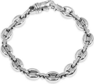 Pompeii3 Mens Designed 47 Gram Solid Silver Bracelet 8.5 Size: Large