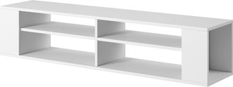 Selsey Selsey - Weri - Mueble De Tv Colgante - Para La Sala De Estar - 140 Cm - Blanco - Moderno