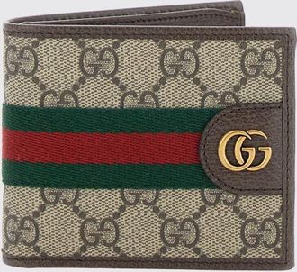 Gucci Portafoglio Ophidia in tessuto GG Supreme con nastro Web