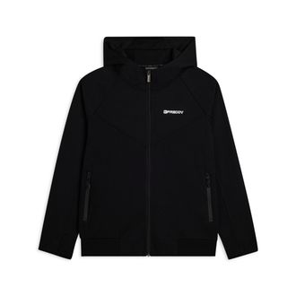 Freddy Felpa full zip con cappuccio mesh e cuciture a blocchi