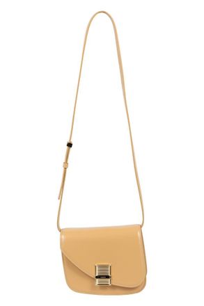 Ferragamo Fiamma Leather Crossbody Bag