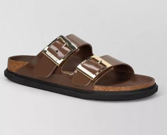 Birkenstock arizona open toe sandals cork platform