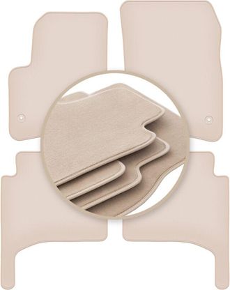 OEM Alfombrillas Premium Beige Para: Volkswagen Touareg I Suv 2002-2010