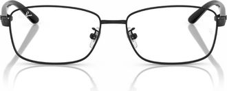 Ray-Ban Demo Rectangular Unisex Eyeglasses RX6527D 2503 56