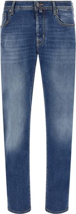Jacob Cohen Blue Regular Mid Rise Jeans