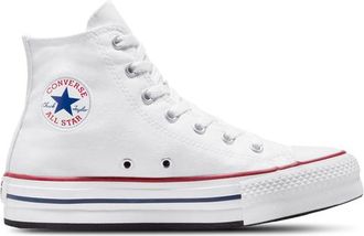 Converse Girls Hi Platform - Girls Grade School Basketball Shoes White/White Size 3.5