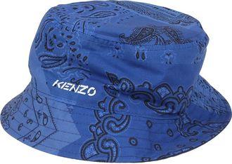 Kenzo Omkeerbare Bucket Hat - Heren - Hoeden - Blauw - M - Accessoires