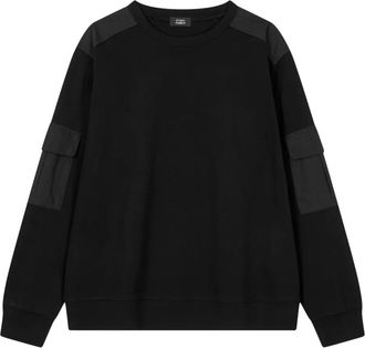 TOMBOY T-shirt met lange mouwen en zak - Zwart