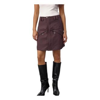 Co'Couture Falda Jade CC - Skirts - Mujer - Marr&oacute;n - XL