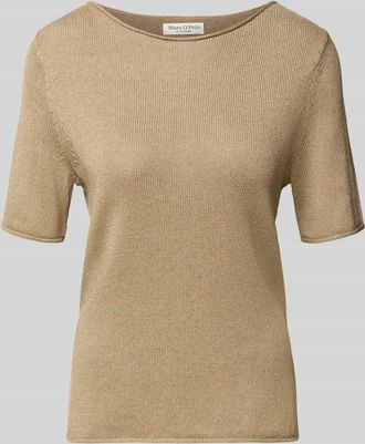 Marc O'Polo Regular Fit Pullover aus Baumwoll-Leinen-Mix in Beige, Gr&ouml;&szlig;e XXL