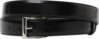 Hogan Stijlvolle Riem - Heren - Riemen - Zwart - ONE Size - Leer - Accessoires