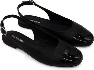 Bottero Botsamya XXIV Slingback Flat in Black/Black at Nordstrom, Size 11
