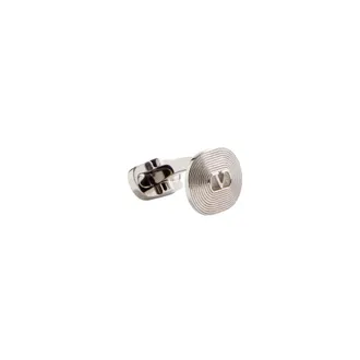 Valentino Garavani Cufflinks & Tie Clips, male, Gray, Size: ONE SIZE Ovalette Metal Cufflinks