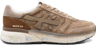 Premiata Beige Sneakers With Suede And Leather Accents