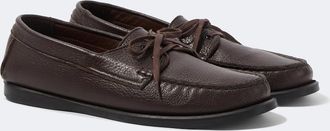 Saman Amel City Moc leather boat shoes