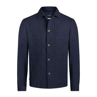 MR MARVIS Cosmics Pinstripe * The Linen Shacket