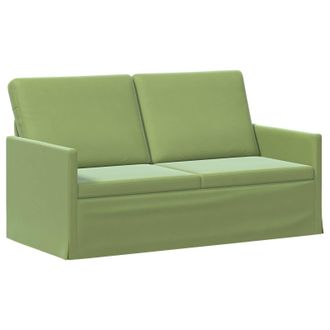 vidaXL Divano A 2 Posti Verde Chiaro 150 X 81 X 82 Cm Velluto (v) Vidaxl