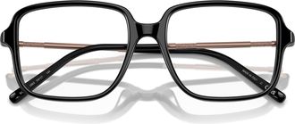 Brunello Cucinelli 0bc3001 Square Acetate Eyeglasses with Metallic Temples