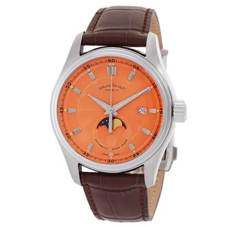 Armand Nicolet Mh2 Orange Dial Mens Watch A640L-SM-P840MR2