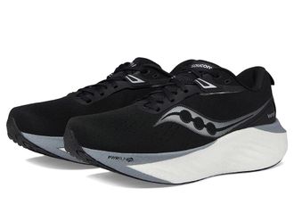 Saucony Triumph 22 Mens Running Shoes Black/White : 11 D - Medium, Rubber