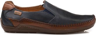 Pikolinos Azores 06H-3128 Leather Mens Slip On Shoes - Navy Blue - Size:UK 11.5-12