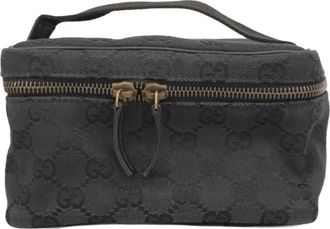 Gucci Black Canvas Pouch (Pre-Owned)