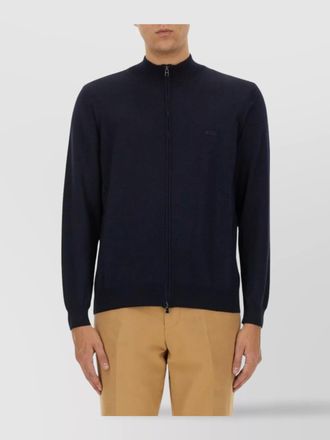 HUGO BOSS balonso cardigan with ribbed cuffs and hem