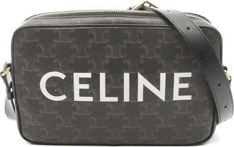 Celine 2010s medium Triomphe cross body bag - Brown