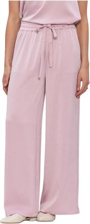Amaya Amsterdam Ciel Wide Broeken - Dames - Wijde Broeken - Roze - XL - Broeken