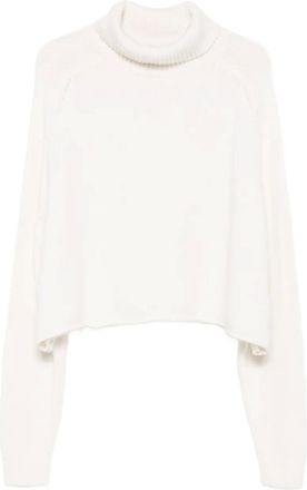 Lisa Yang Maglione crop a collo alto - Toni neutri