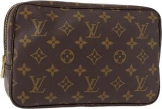 Louis Vuitton Pre-owned Canvas Clutch - Dames - Vintage Clutch - Bruin - ONE Size - Vintage