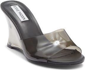 Steve Madden Stormi Wedge Slide Sandal in Smoke at Nordstrom Rack, Size 9.5