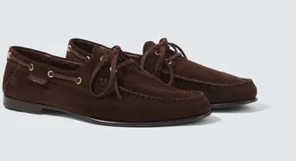 Tom Ford Theo suede boat shoes