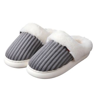 Generic Fluffy Slippers for Women Men Plush Soft Winter Warm Slip On House Shoes Indoor Outdoor Fuzzy Slippers Unisex Memory Foam Platform Comfy Non-Slip Bedr