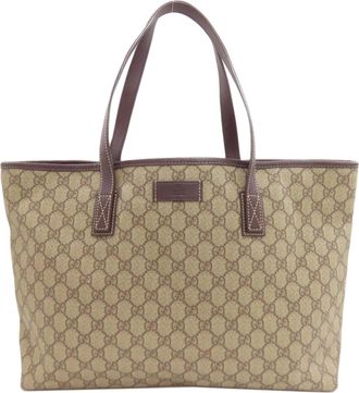 Gucci Brown Pvc Tote Bag (Pre-Owned)