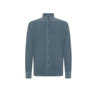Roberto Ricci Design Kreukvrije Oxford Technisch Overhemd - Heren - Casual Overhemden - Blauw - S - Overhemden