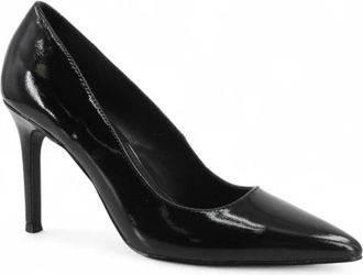 Steve Madden D&eacute;coll&eacute;te - Dames - Pumps - Zwart - 39 EU - Leer - Schoenen