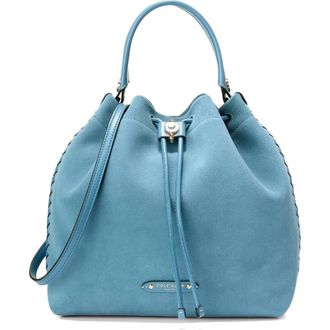 Cole Haan Isabella Bucket Bag in Provincial Blue Suede at Nordstrom