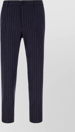 Dolce & Gabbana striped trousers with belt loops and pockets