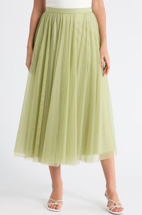 Daniel Rainn Tulle Skirt in Light Green at Nordstrom Rack, Size X-Large