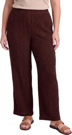 Jones New York Plus Pull-On Wide Leg Crop Pant