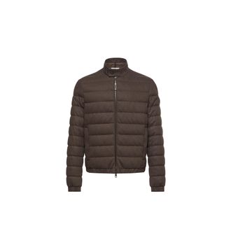 Moncler Moncler Luray Cashmere Blend Short Down Jacket, Men, Brown, Size: 2
