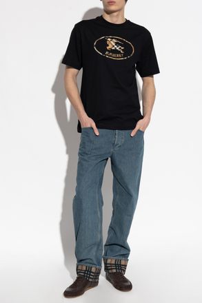 Burberry T-shirt Seth, Mens, Black