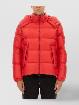 Moncler hooded padded jacket side pockets