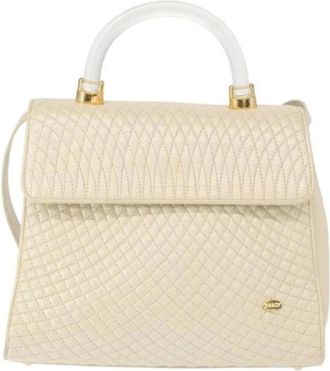 Bally Pre-owned Handbags, female, Beige, Size: ONE SIZE Pre-owned Leather Handbag