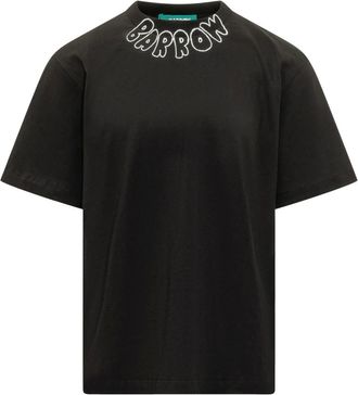 Barrow Barrow - Jersey T-shirt - Heren - Tops - Zwart - Maat: XS Jersey